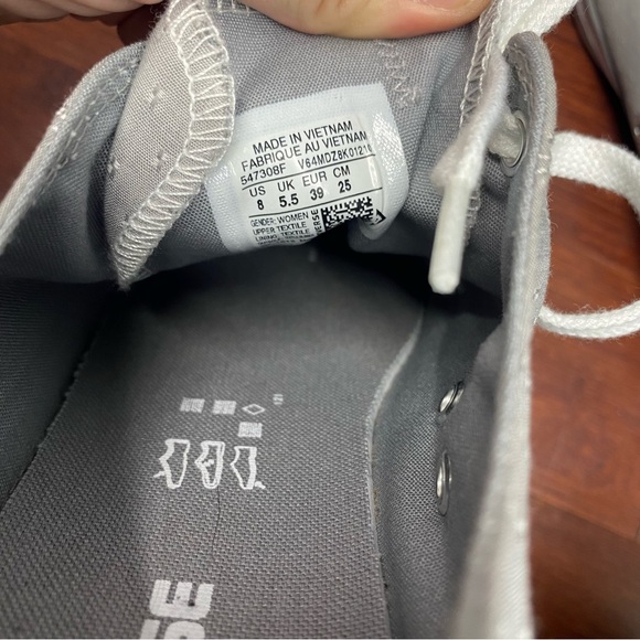 3-097 Converse Dainty Oxford Dolphin Gray - Picture 14 of 14